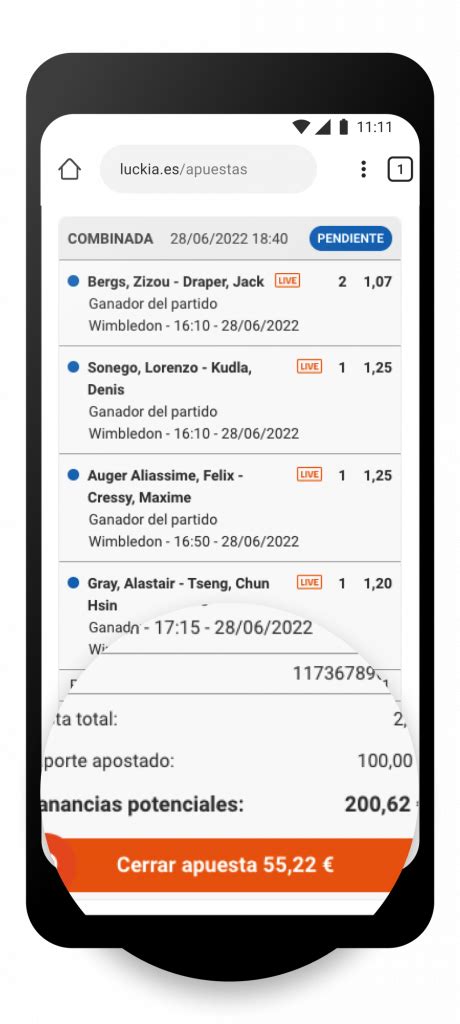 Cerrar apuesta .